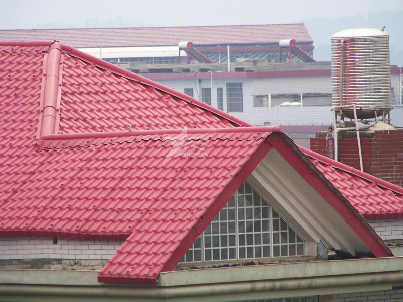 新型屋面建材合成樹(shù)脂瓦，傳統(tǒng)建筑用瓦的傳承替代建筑材料